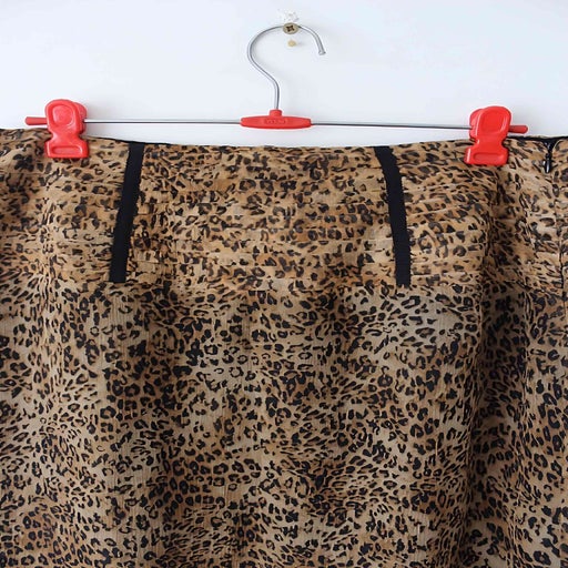 Silk mini skirt