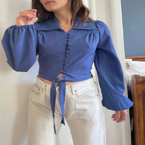 70's cropped top