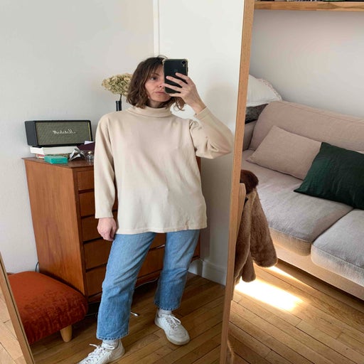 Split turtleneck