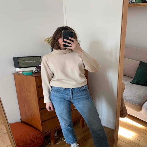 Split turtleneck