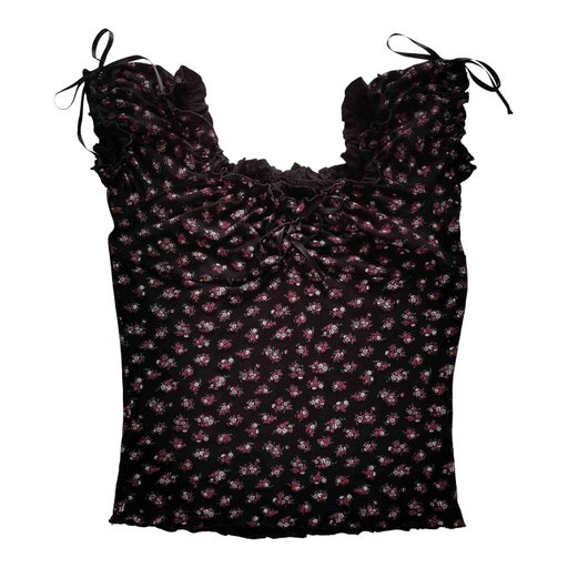 90's floral top