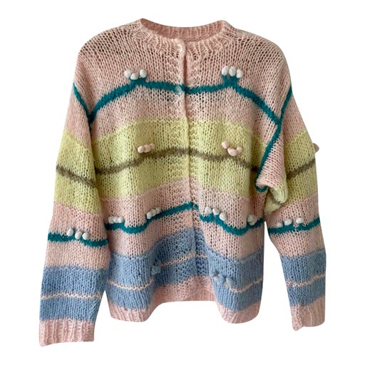Pastel knit cardigan