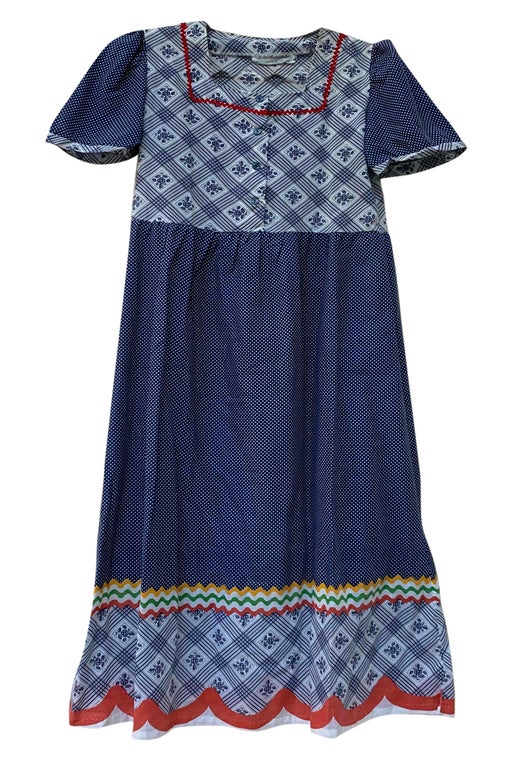 Cotton patchwork dress