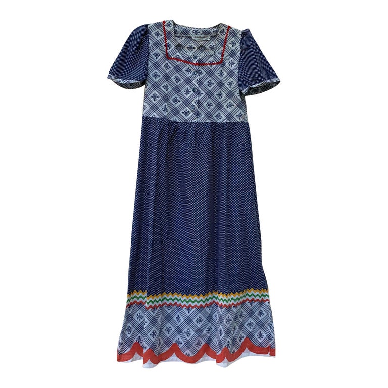 Robe patchwork en coton