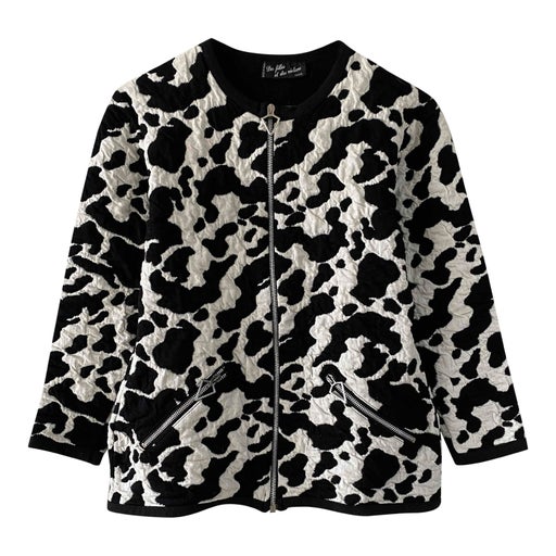 Cardigan vache en maille