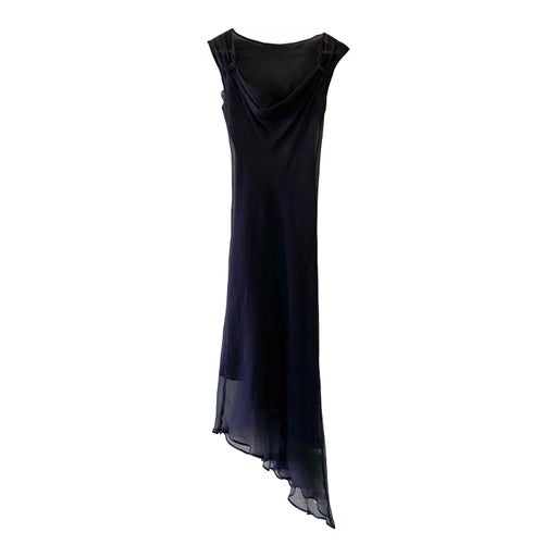 Robe longue en soie
