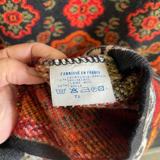 Patterned sweater