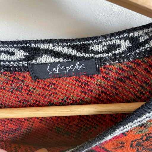 Patterned sweater