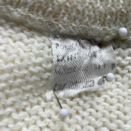 Patterned knit sweater