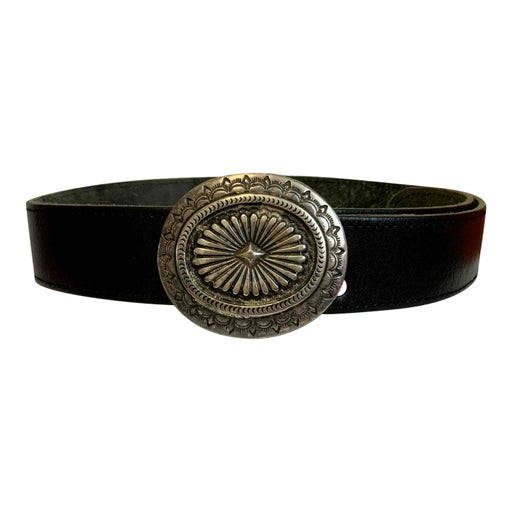 Leather belt