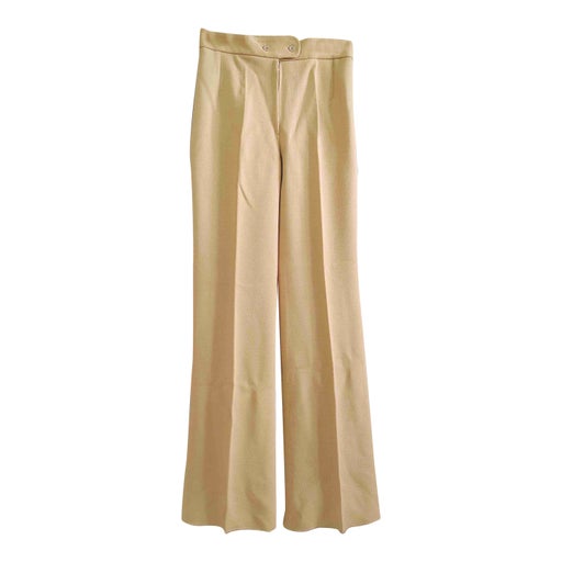 Camel flare pants