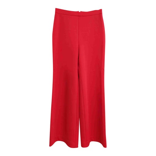 Pantalon flare rouge