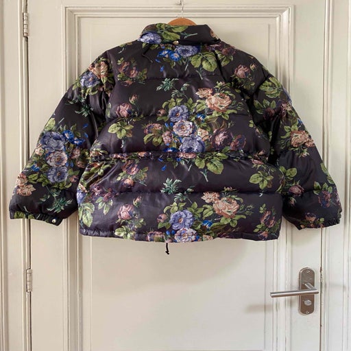 Floral puffer jacket
