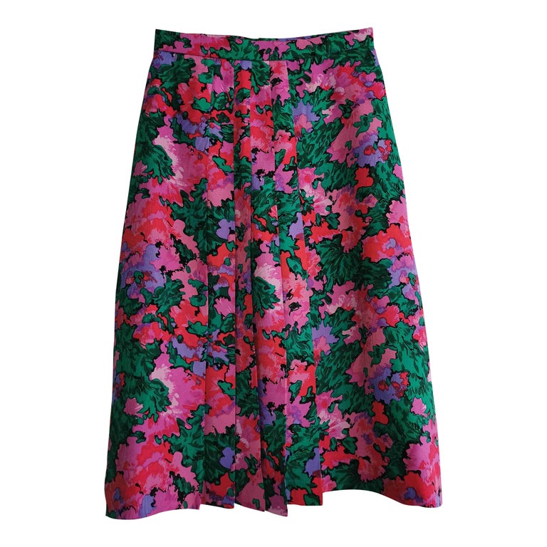 silk skirt