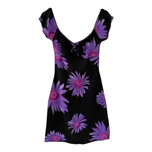 Mini robe à fleurs