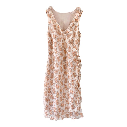 Robe portefeuille fleurie