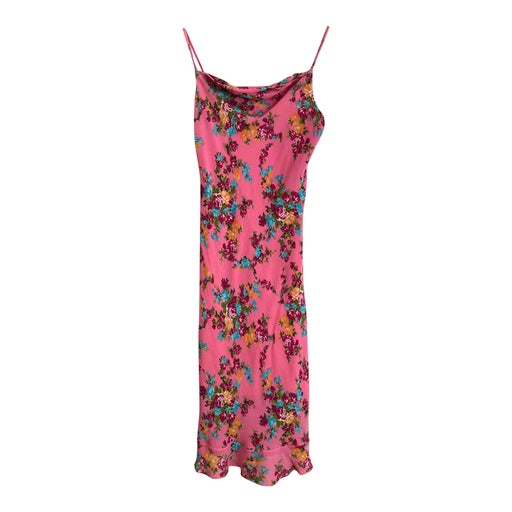 Pink floral dress