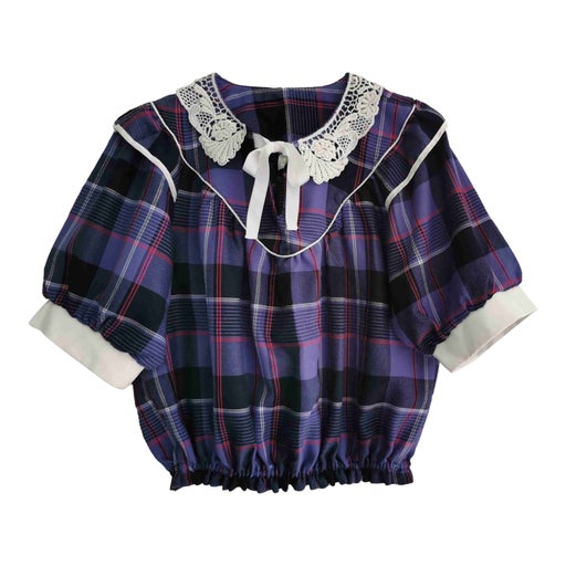 Blouse à carreaux
