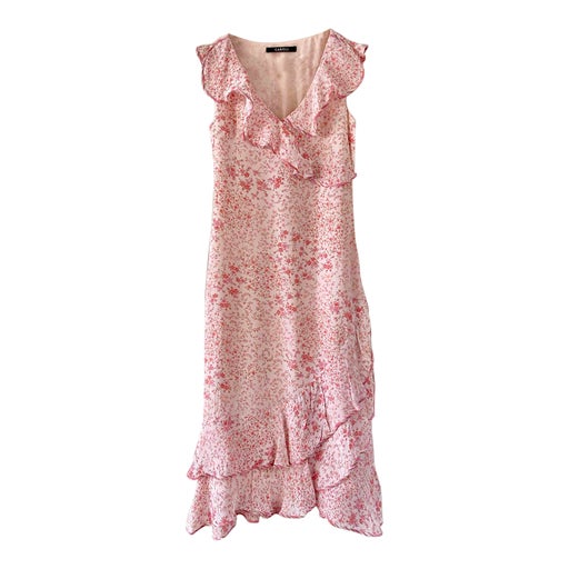 Robe longue à fleurs
