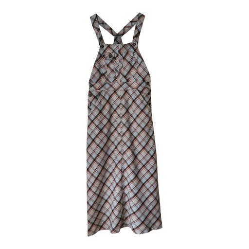 80's dungarees dress