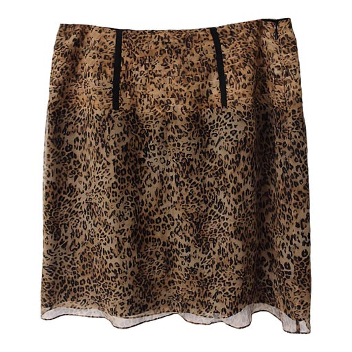 Silk mini skirt