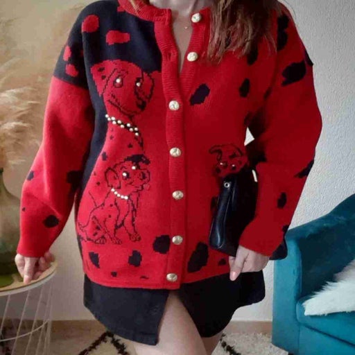 Dalmatian cardigan