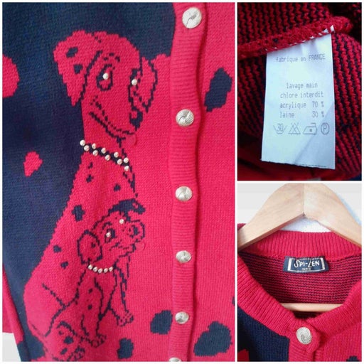 Dalmatian cardigan