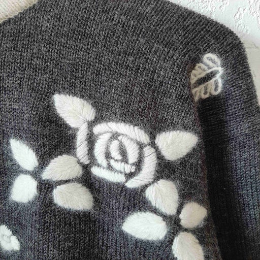 Embroidered sweater