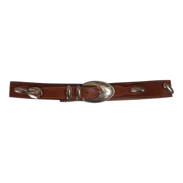 Leather belt