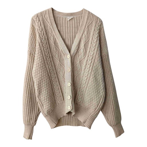 Cable knit cardigan
