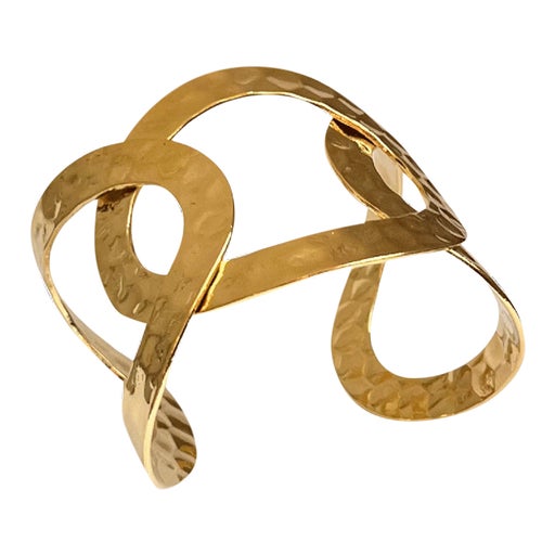 Gold metal cuff