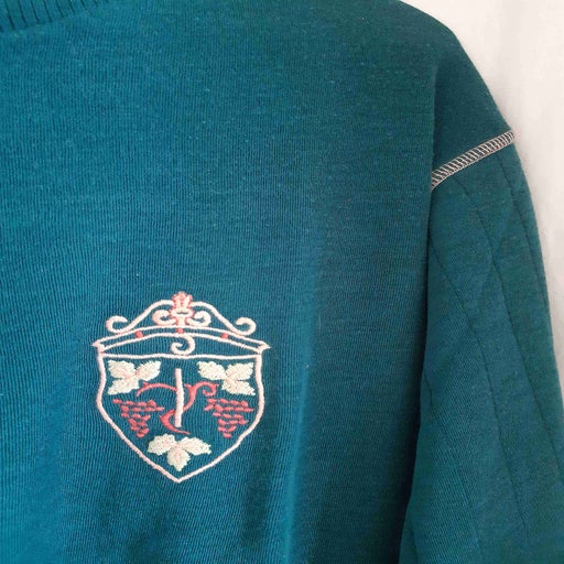 Embroidered Crest Sweatshirt