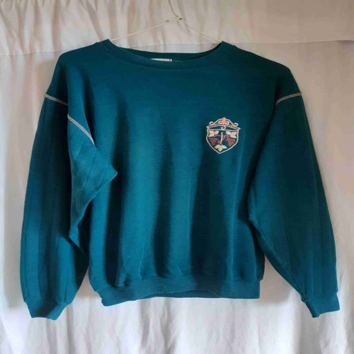Embroidered Crest Sweatshirt