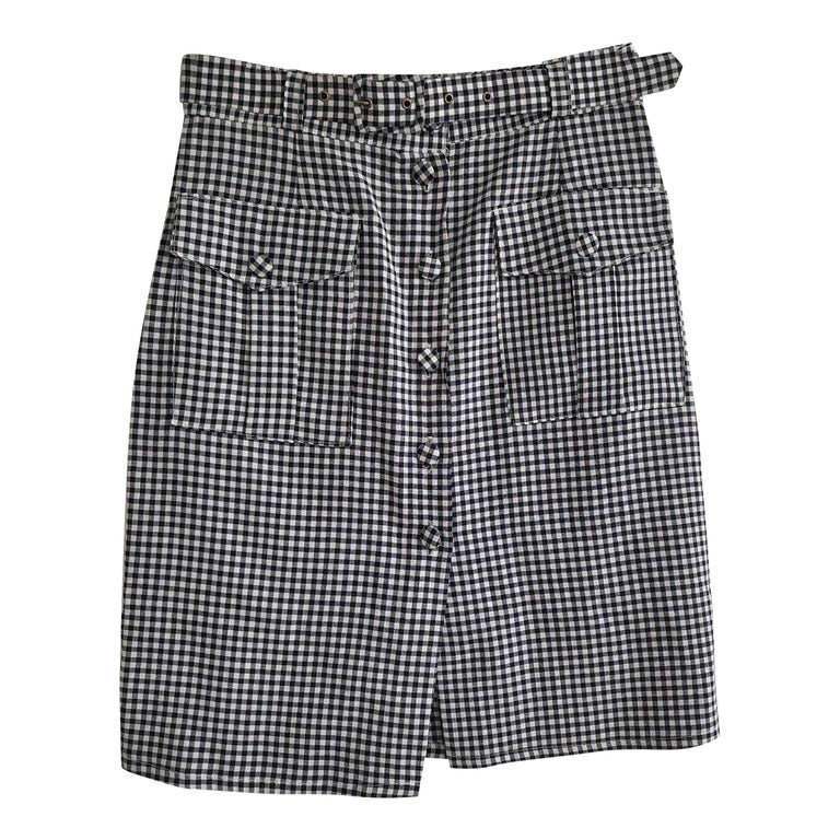Gingham skirt