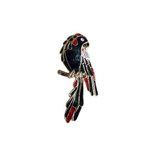 parrot brooch