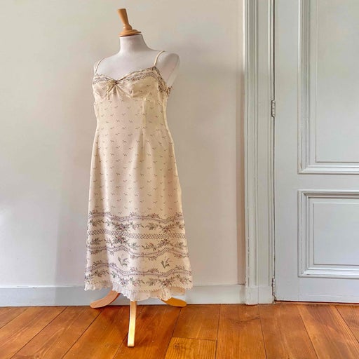 Long floral dress