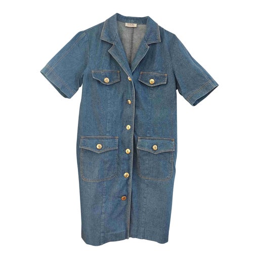 Robe boutonnée en jean
