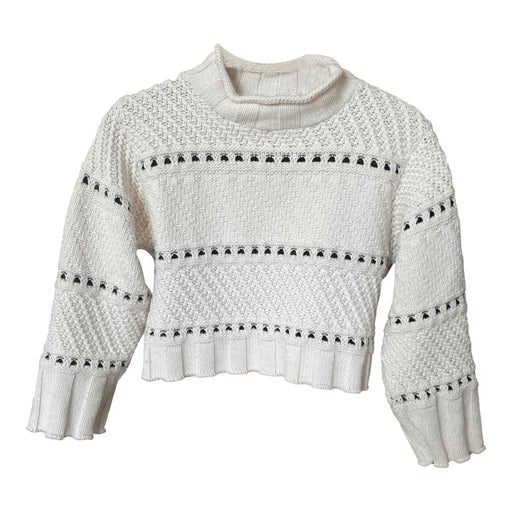 Pull crop en maille