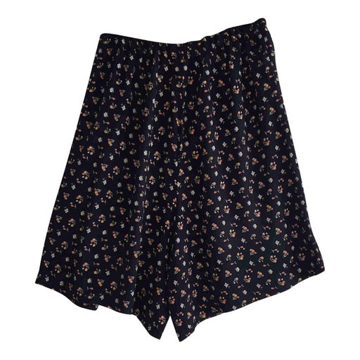 Short fluide à fleurs