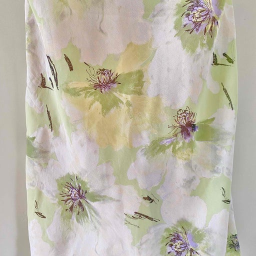 Veil floral midi dress