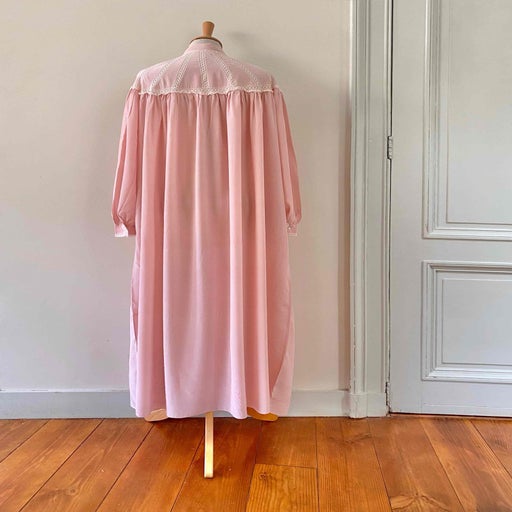 Embroidered silk nightie
