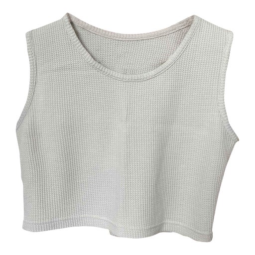 Waffle crop top