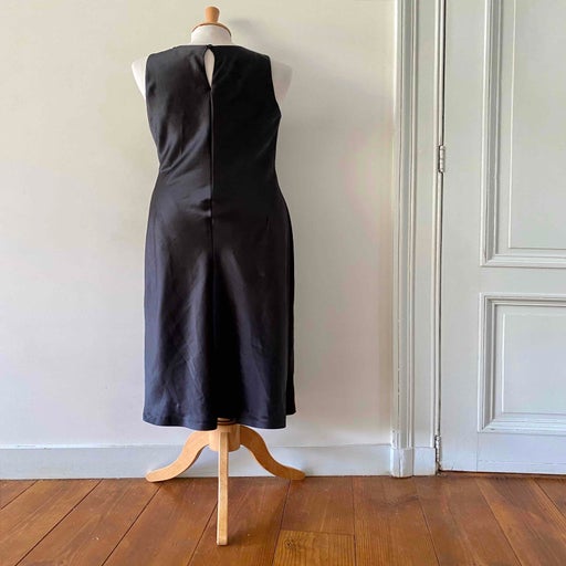 Satin midi dress