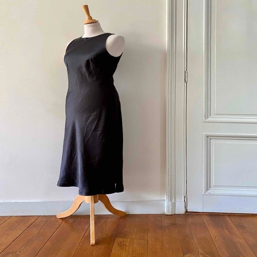 Satin midi dress