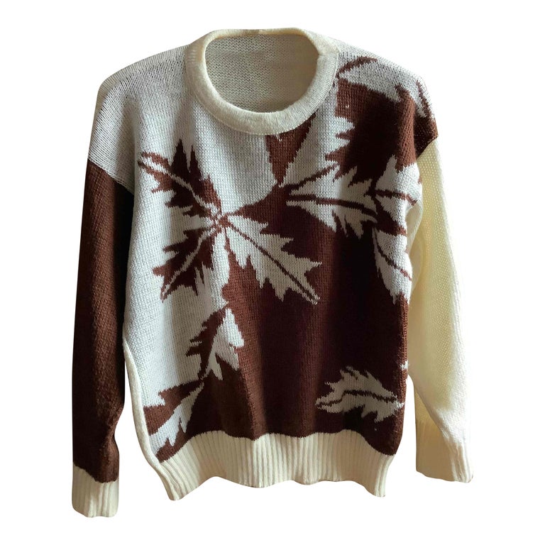 Patterned knit sweater
