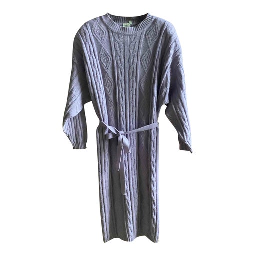 Cable knit dress