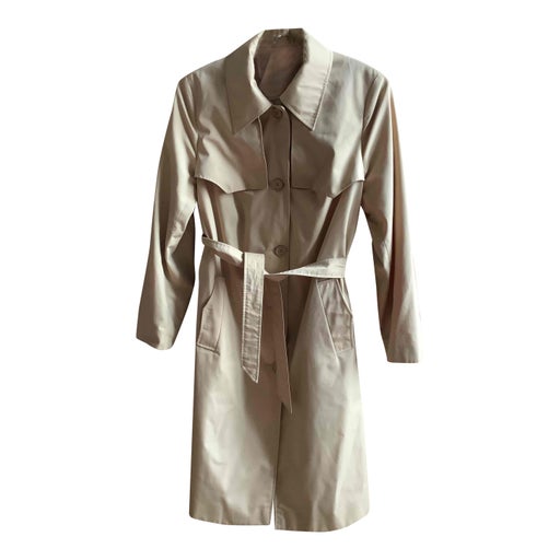 Belted trench coat