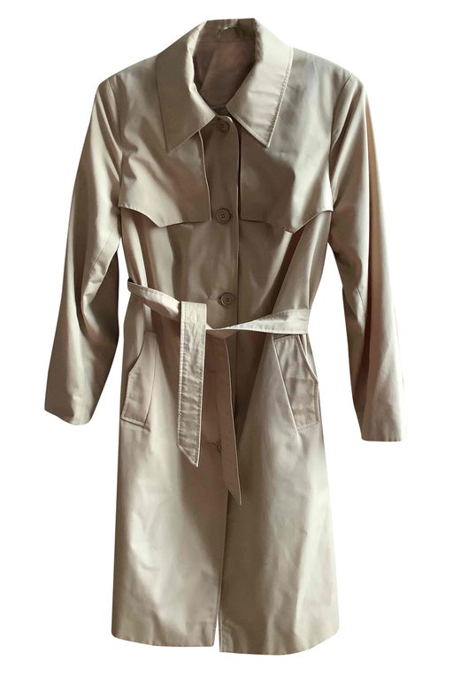 Belted trench coat