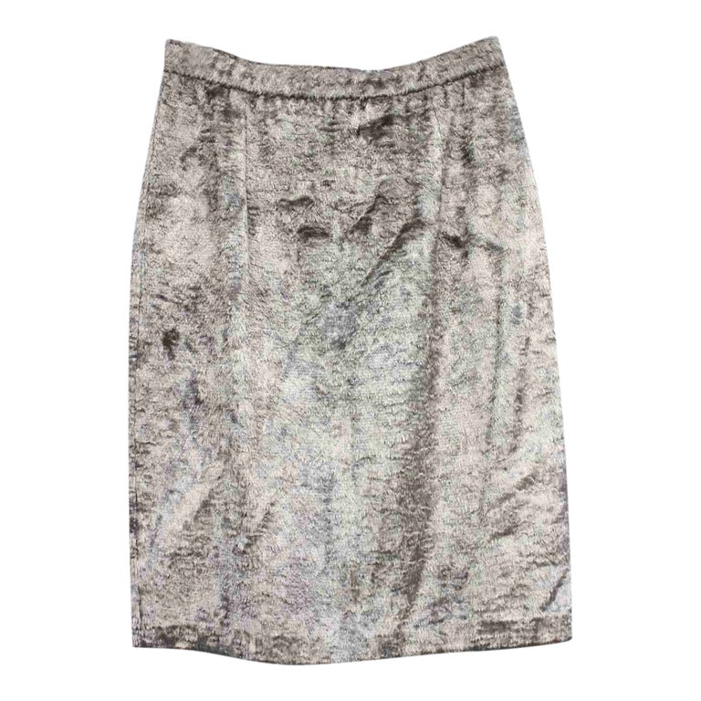 Faux fur skirt