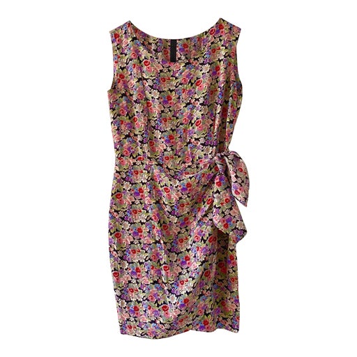 Robe portefeuille à fleurs